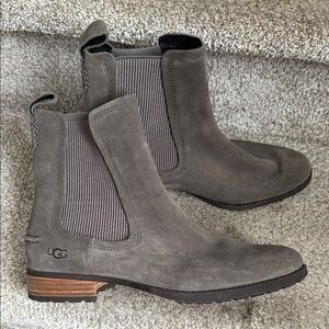 UGG Women's Charcoal Suede Ankle Booties
BARELY USED